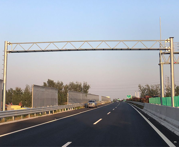 High-Speed Road Traffic Volume Survey Gantry Steel Structure