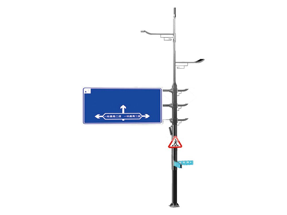 Straight Square Multifunction Integrated Pole or Smart Pole