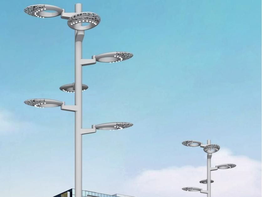 Outdoor Decorative Lamp Post and Street Light Pole